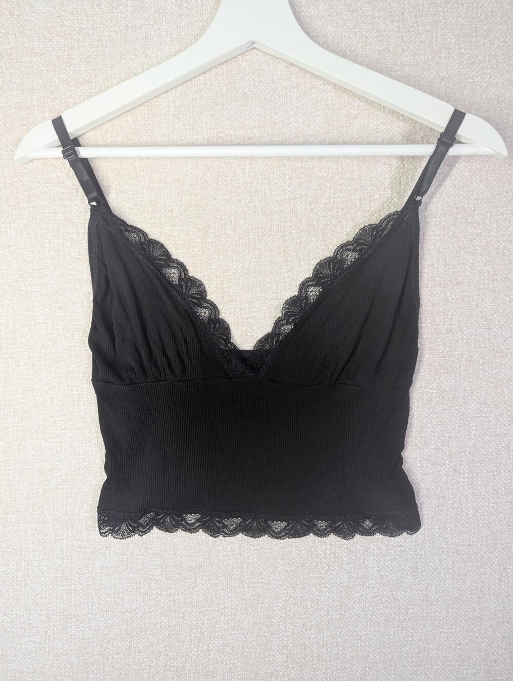 Chic Black Lace Tank Top